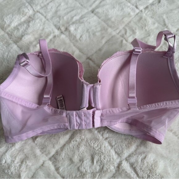 Victoria's Secret | Lilac Leopard Sexy Tee Lined Demi Bra | Size 36DD - Picture 6 of 12